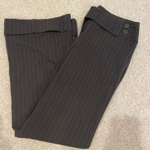 Black Pinstripe Pants